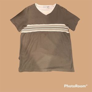 Oversized 90s striped shirt/sweater